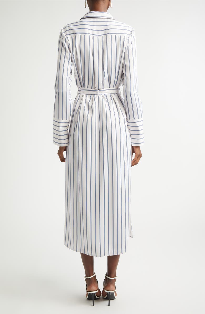 Ramy Brook Miriam Long Sleeve Shirtdress, Alternate, color, Ivory Seaside