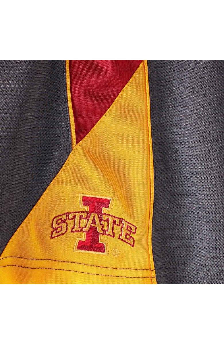 COLOSSEUM Men's Colosseum Charcoal Iowa State Cyclones Turnover Team Shorts, Alternate, color, Charcoal