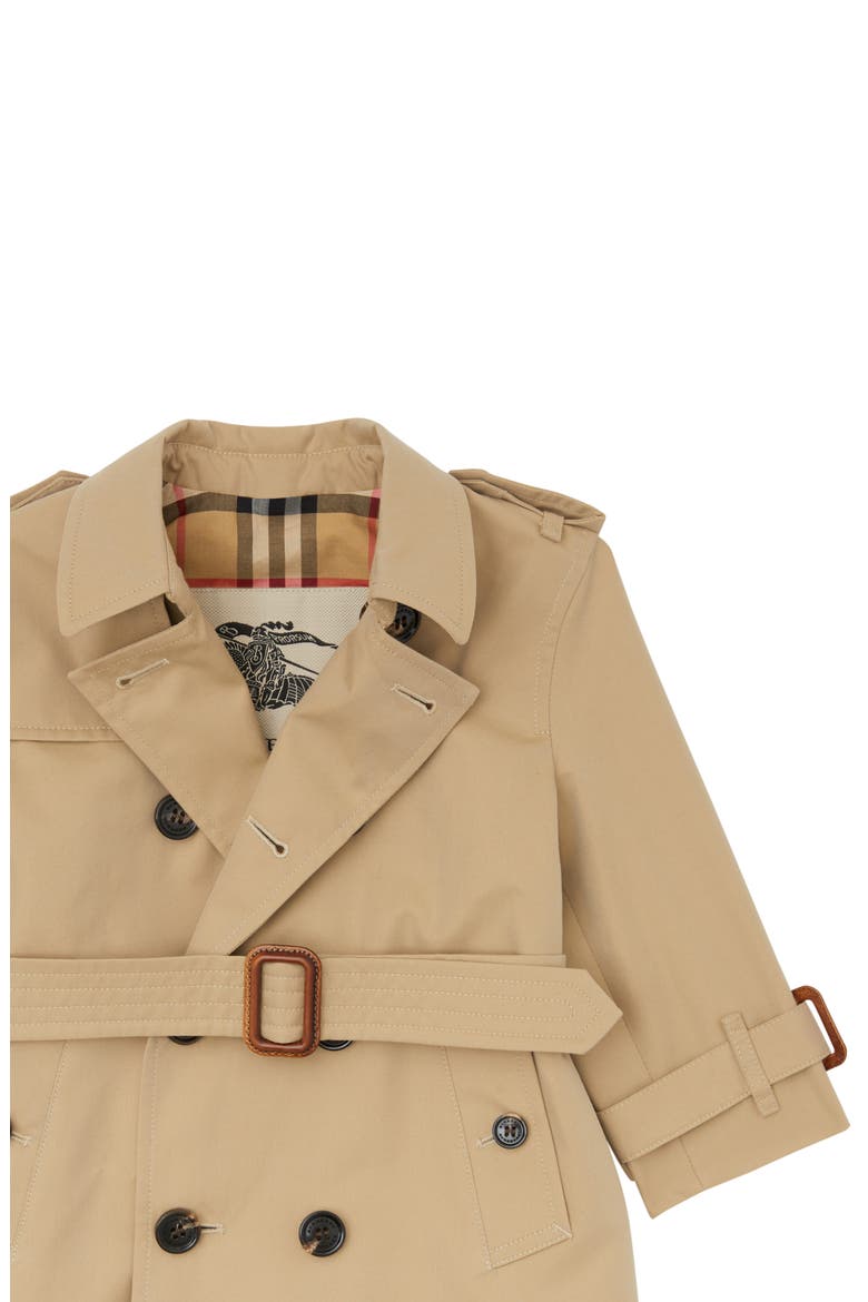 Mayfair Cotton Trench Coat, Alternate, color, HONEY