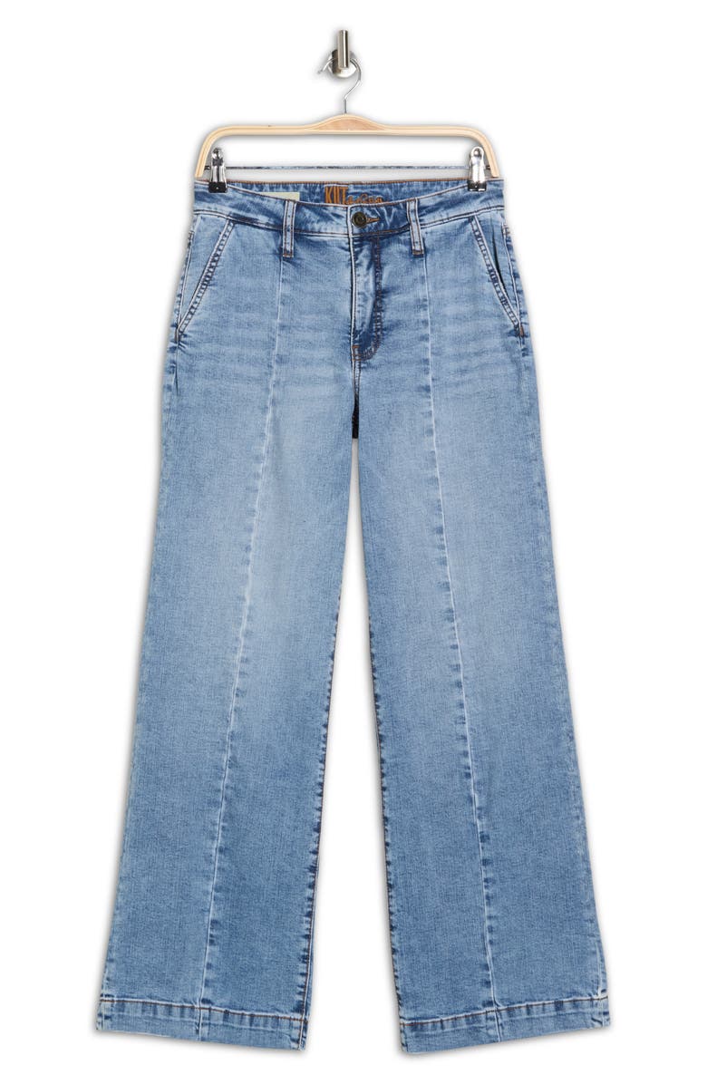 KUT from the Kloth Jo High Waist Wide Leg Jeans, Alternate, color, Jamaica Plum