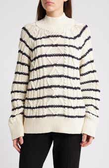 Fodela Cable Cotton & Virgin Wool Sweater