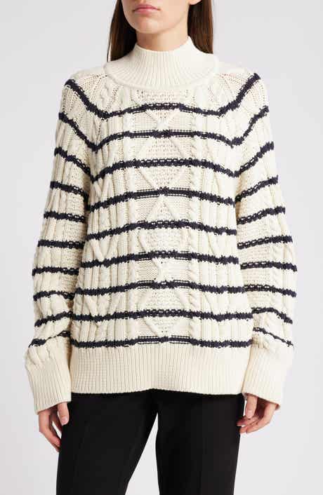 Fodela Cable Cotton & Virgin Wool Sweater