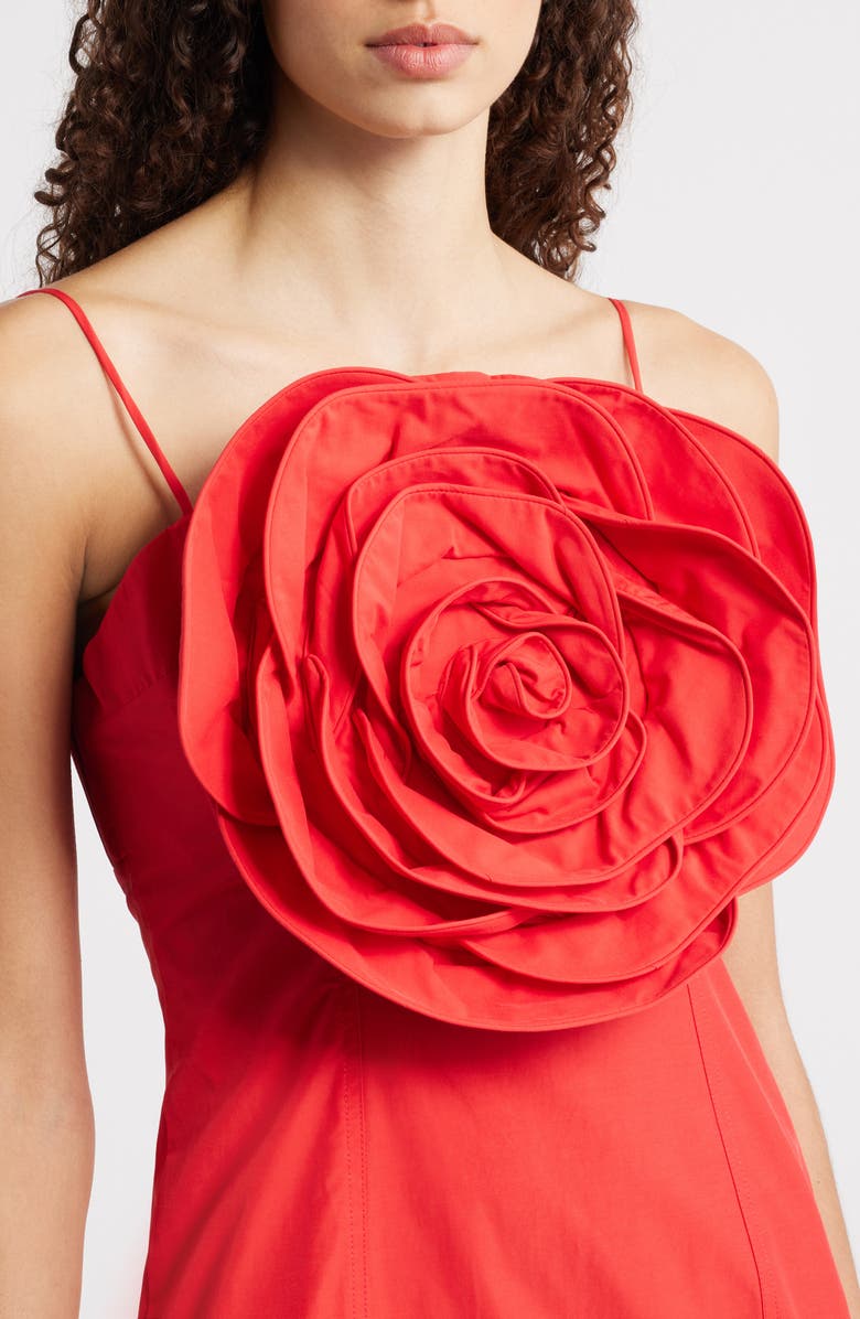 FARM Rio Red Balloon Minidress, Alternate, color, Red