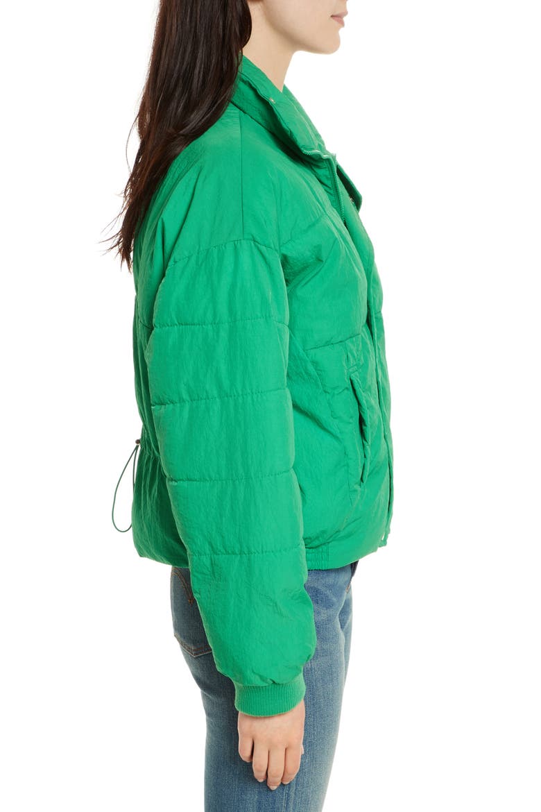 Cold Rush Puffer Jacket, Alternate, color, GREEN