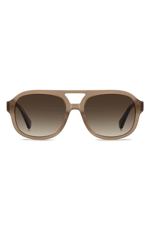 edie 54mm gradient square sunglasses