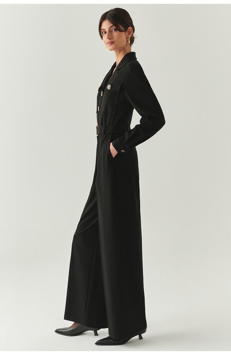 Exquise Emmalyn Jumpsuit, Alternate, color, Black