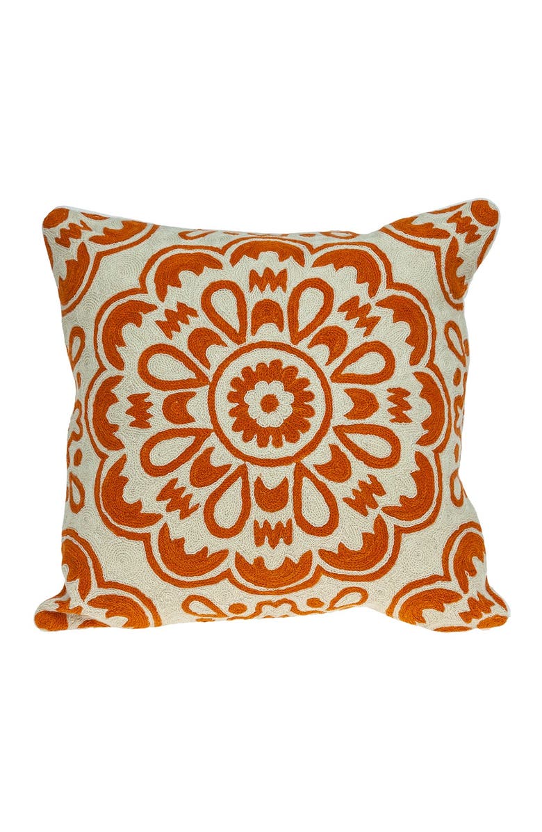 PARKLAND COLLECTION Menti Beige Throw Pillow, Main, color, 