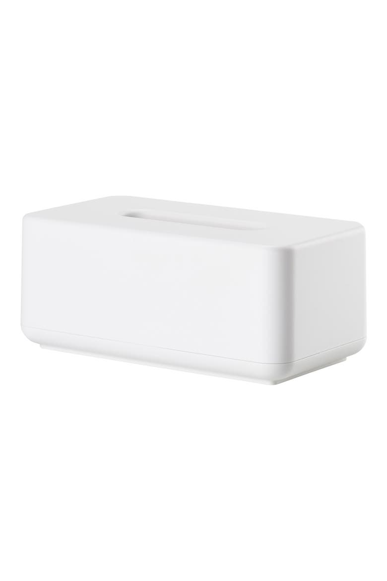 Ume Rectangular Tissue Box, Main, color, WHITE