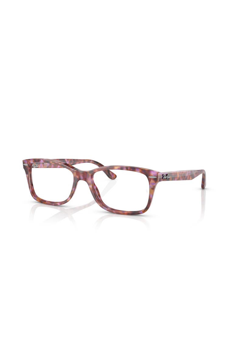 55mm Square optical glasses, Main, color, Red
