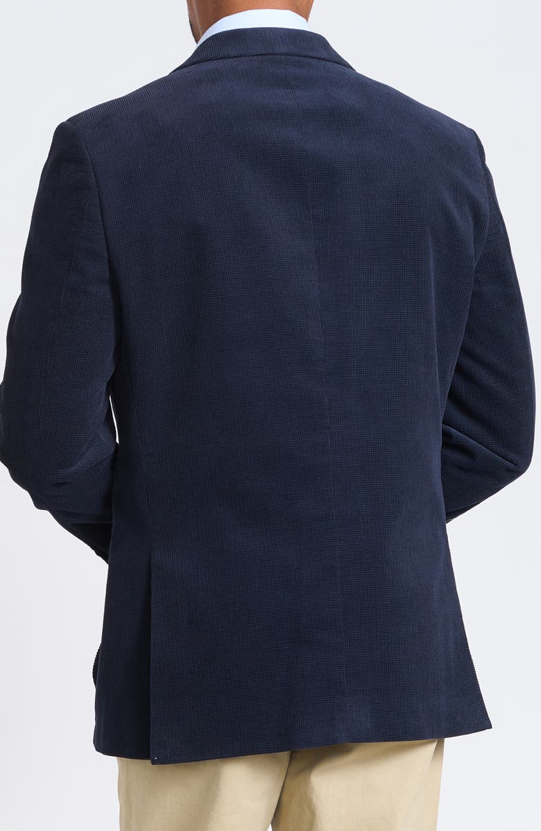 SAVILE ROW CO Navy Waffle Corduroy Blazer, Alternate, color, Navy