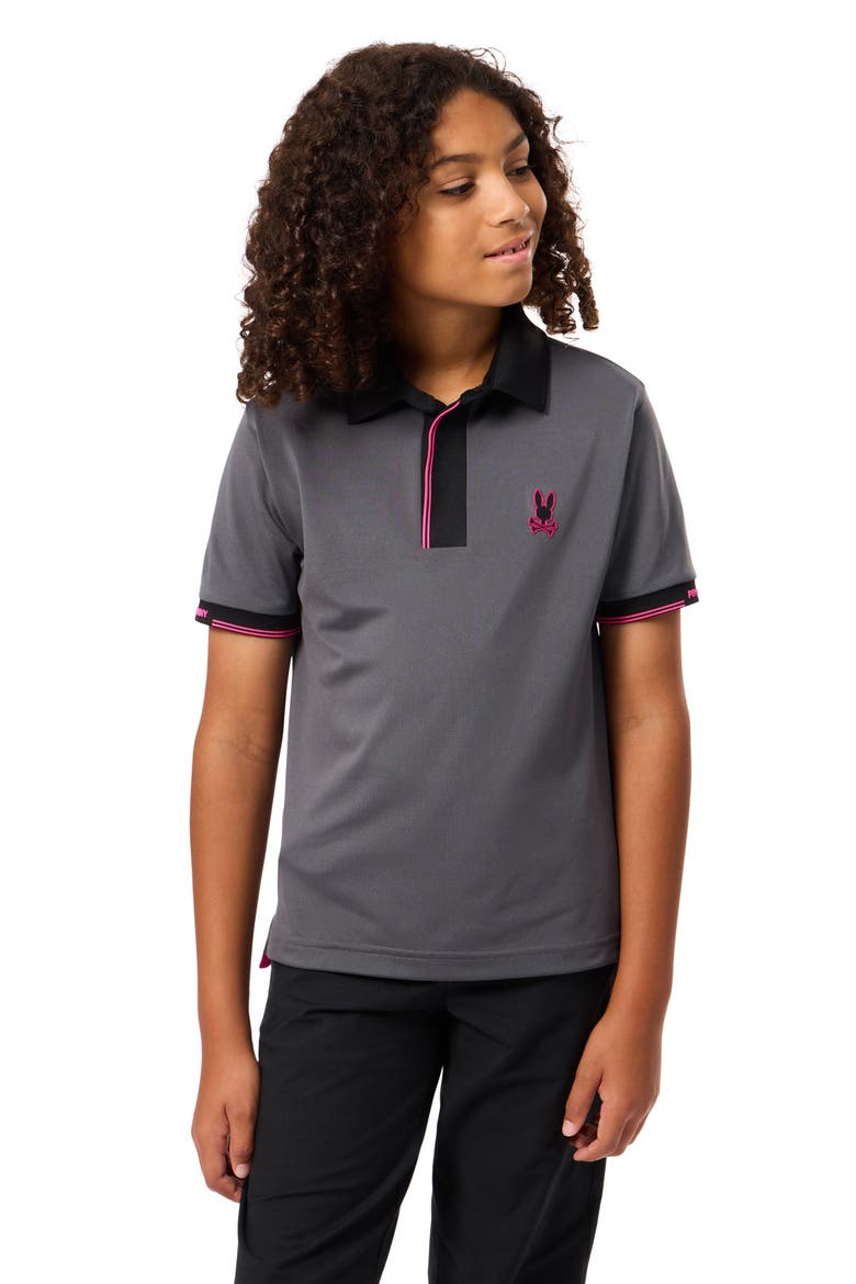 Kids' Edmonds Sport Polo, Alternate, color, BLACKENED PEARL