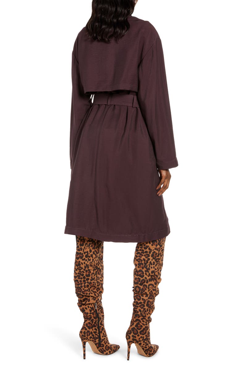 Leith Soft Trench Coat, Alternate, color, 