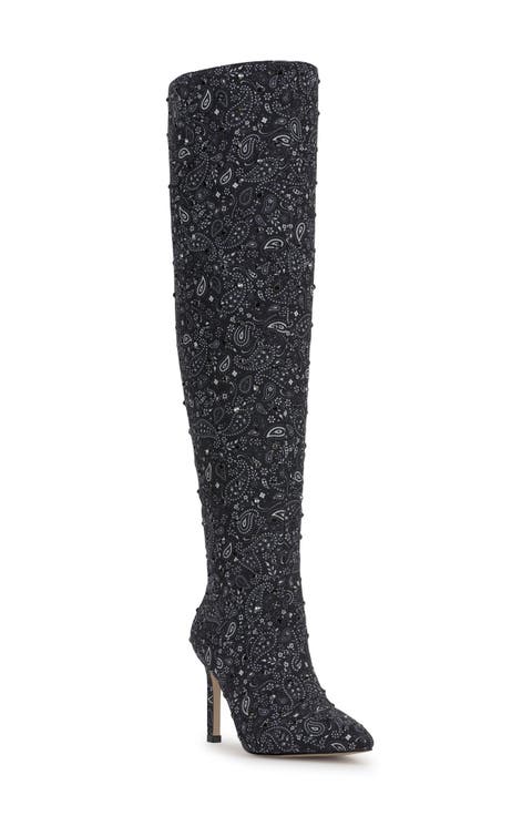 Earon Pointed Toe Over the Knee Boot (Women)