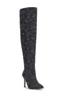 Earon Pointed Toe Over the Knee Boot