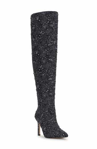 Earon Pointed Toe Over the Knee Boot