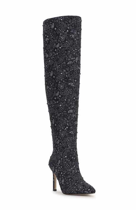 Earon Pointed Toe Over the Knee Boot