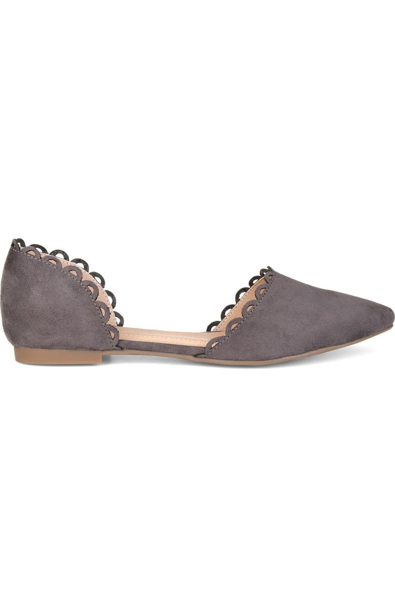 Journee Collection JOURNEE Jezlin Flat, Alternate, color, Grey