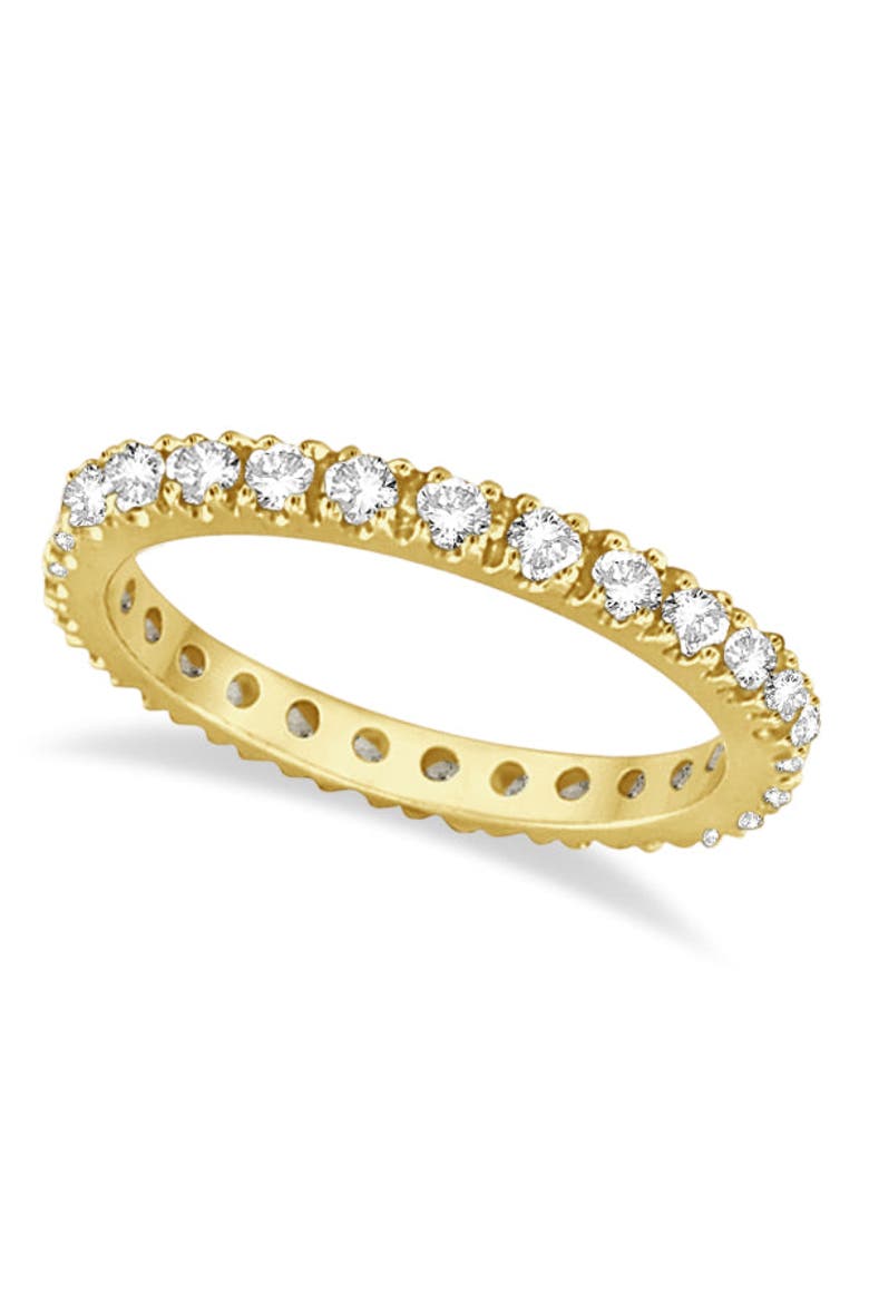 Natural Diamond Eternity Stackable Ring Band 14K, Main, color, Gold