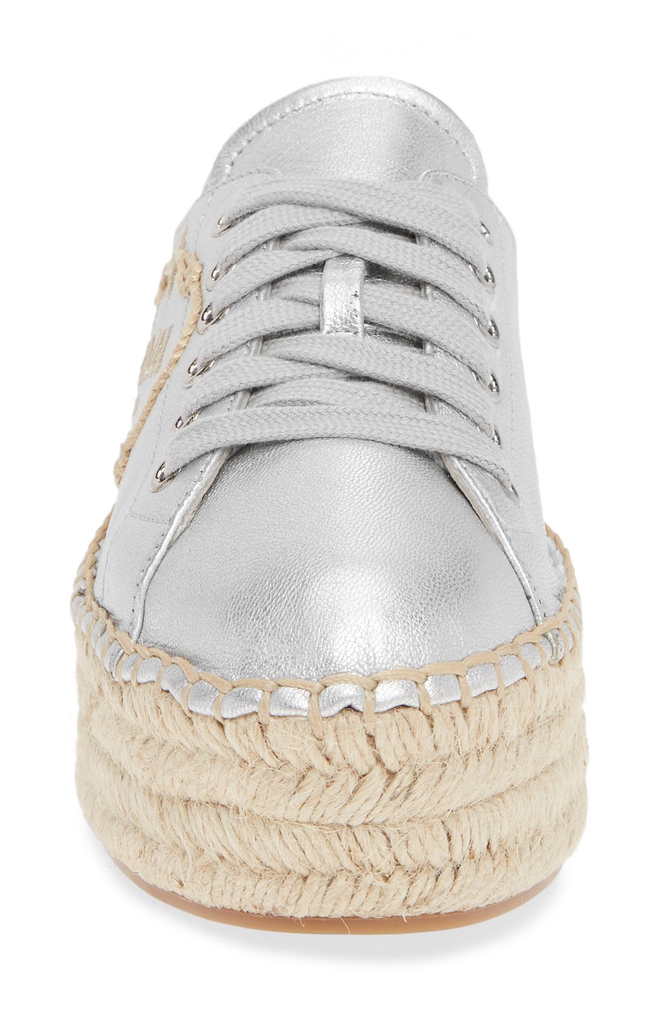 Prada Espadrille Platform Sneaker, Alternate, color, 