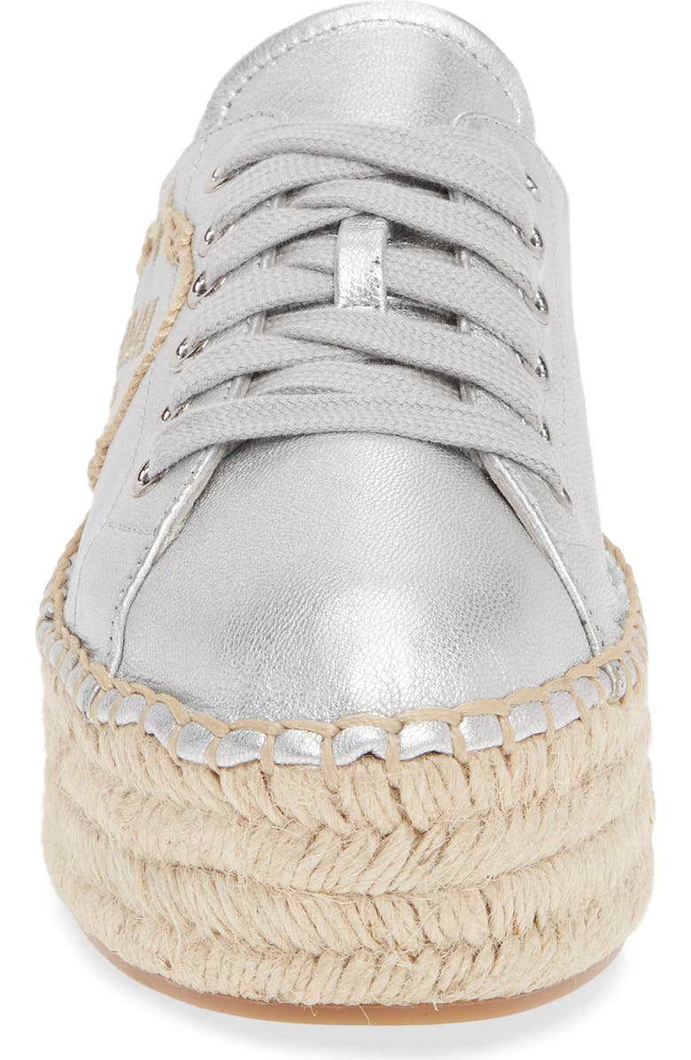 Prada Espadrille Platform Sneaker, Alternate, color,