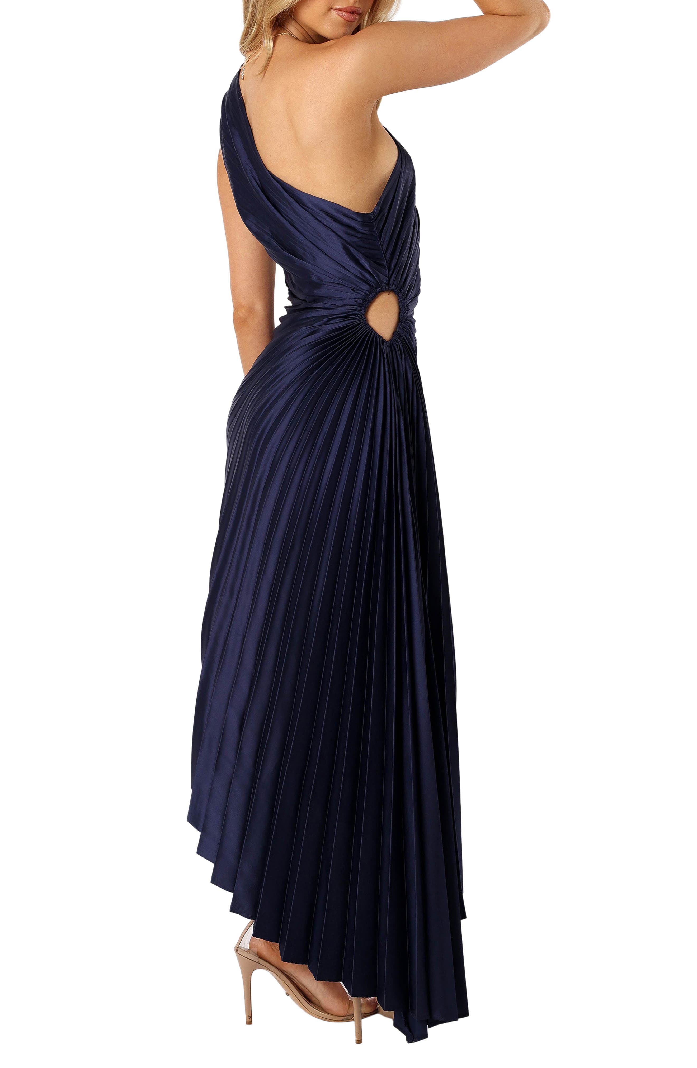 kleo one shoulder maxi dress Petal and Pup Women's Kleo One Shoulder Maxi Dress