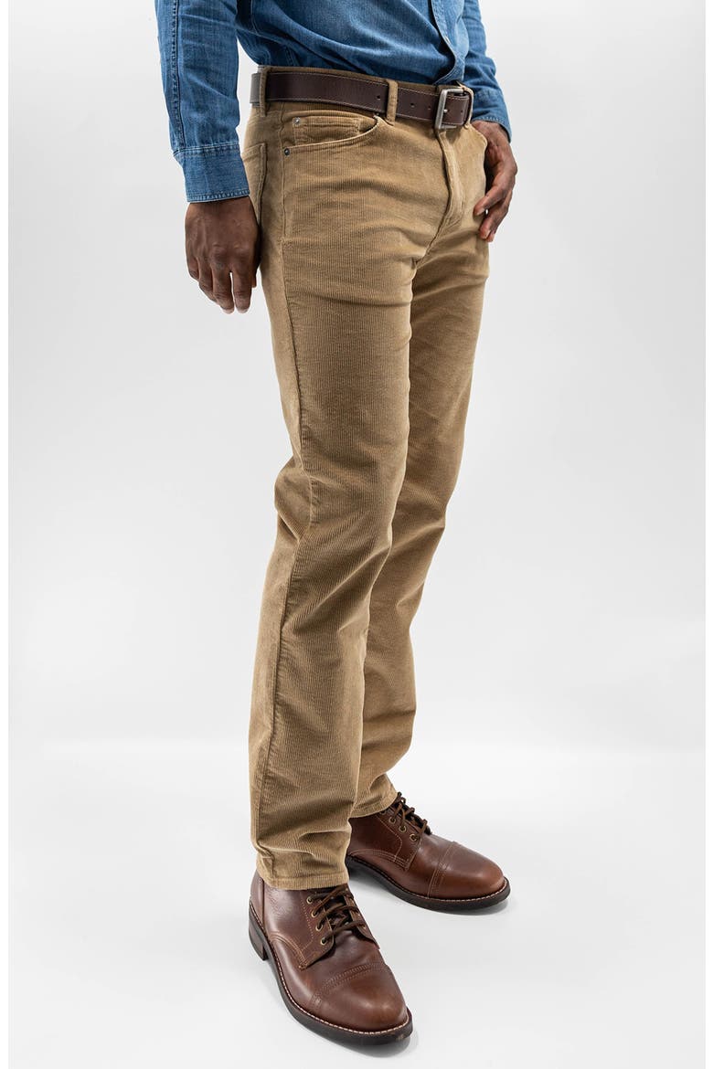Stretch Corduroy Five Pocket Pants, Alternate, color, KHAKI