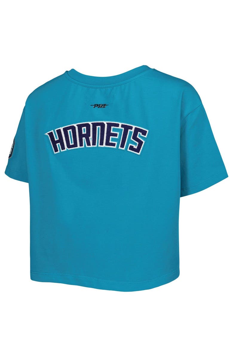 PRO STANDARD Women's Pro Standard Teal Charlotte Hornets Classics Boxy T-Shirt, Alternate, color, 
