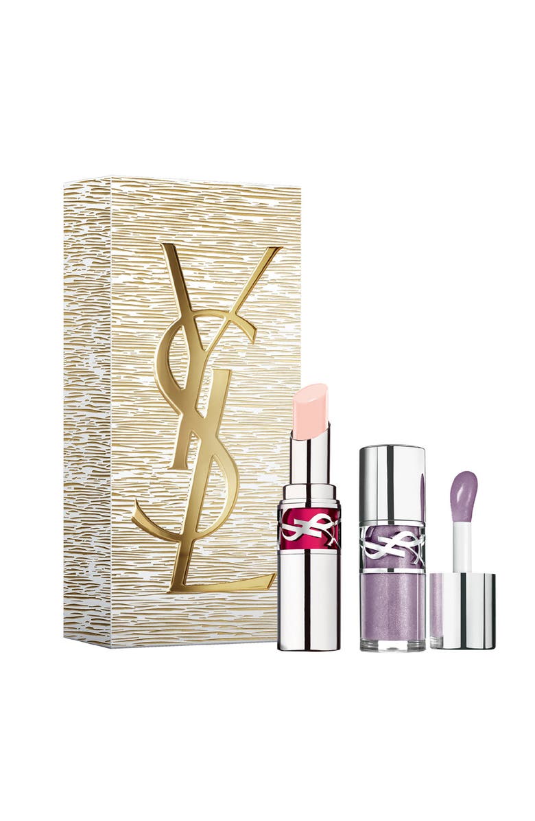 Yves Saint Laurent Candy Glaze Lip Gloss Stick & Loveshine Plumping Lip Oil Gloss Set $82 Value, Main, color,