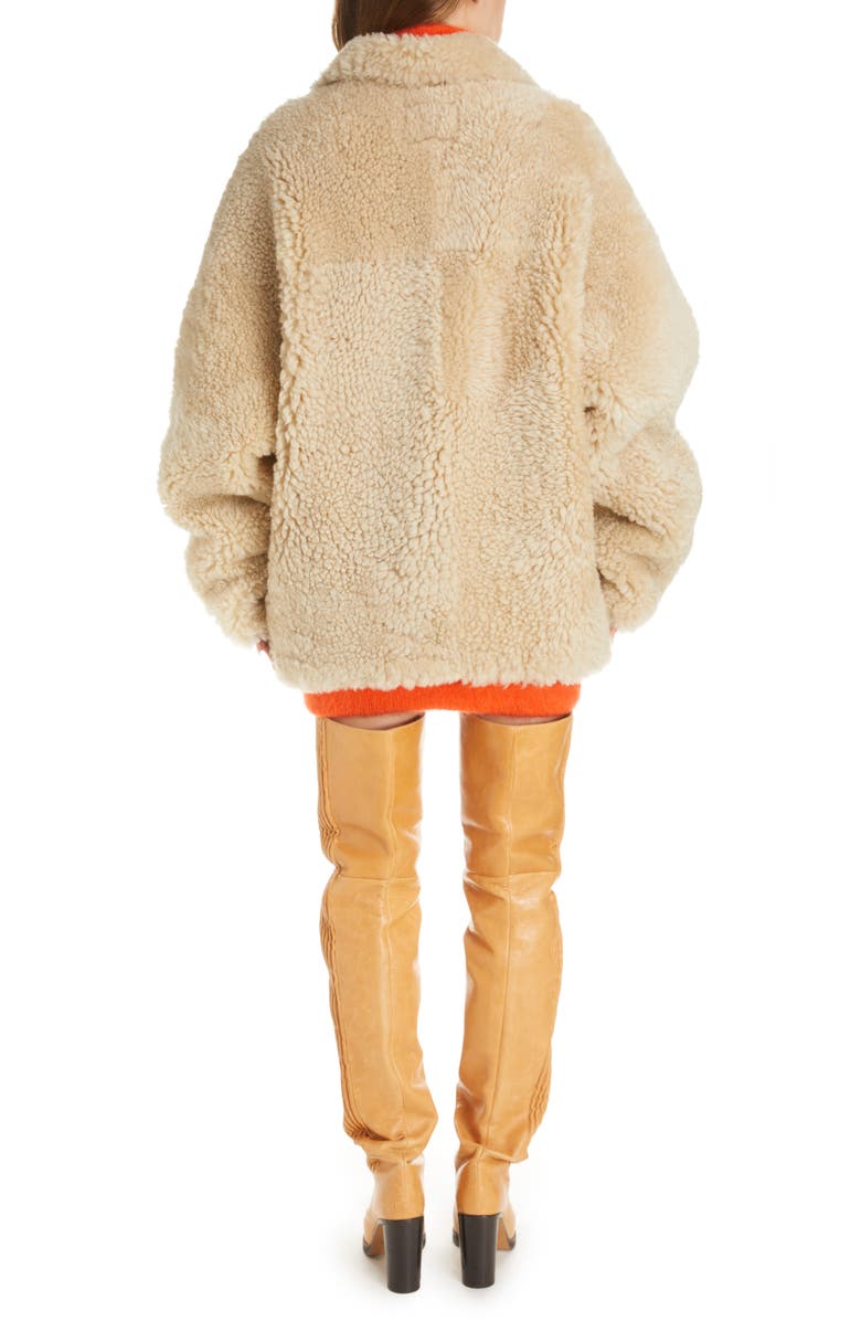 Isabel Marant Bealila Genuine Shearling Coat, Alternate, color,
