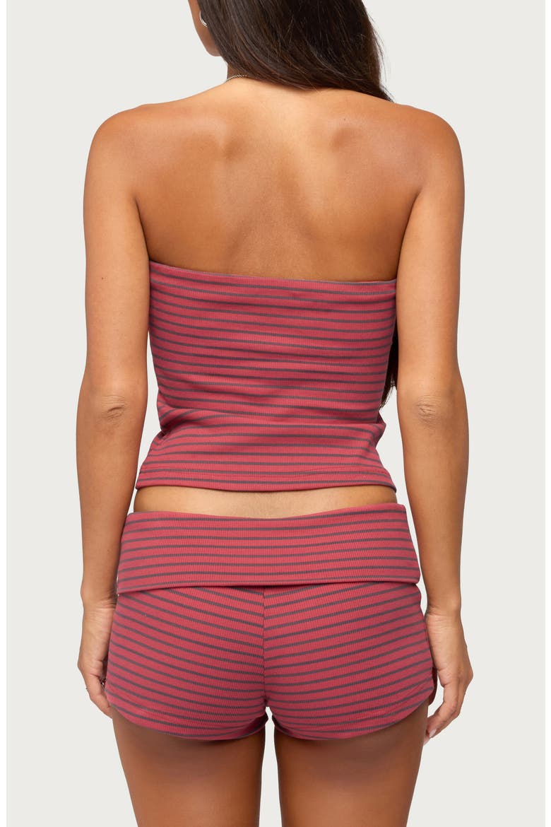 Monikah Striped Tube Top, Alternate, color, RED