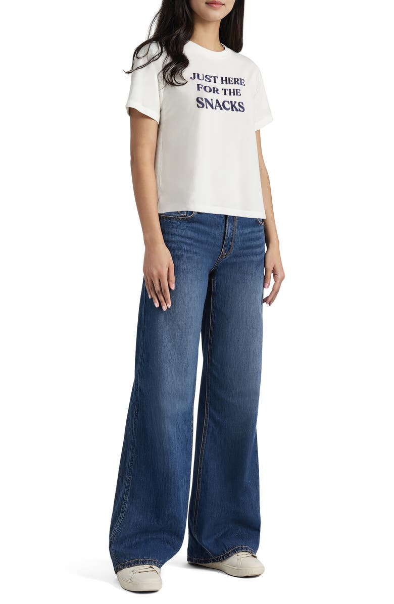 Wildfox Here For The Snacks Graphic T-Shirt, Alternate, color, Snow White