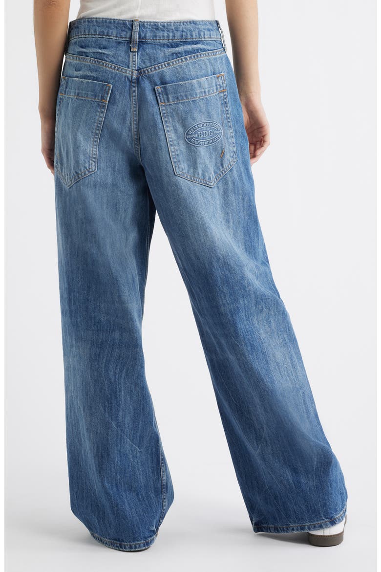 Jaya Baggy Wide Leg Jeans, Alternate, color, LIGHT VINTAGE