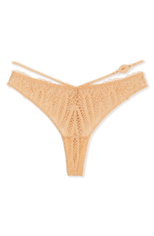 Etam Virtuose Tanga In Brown
