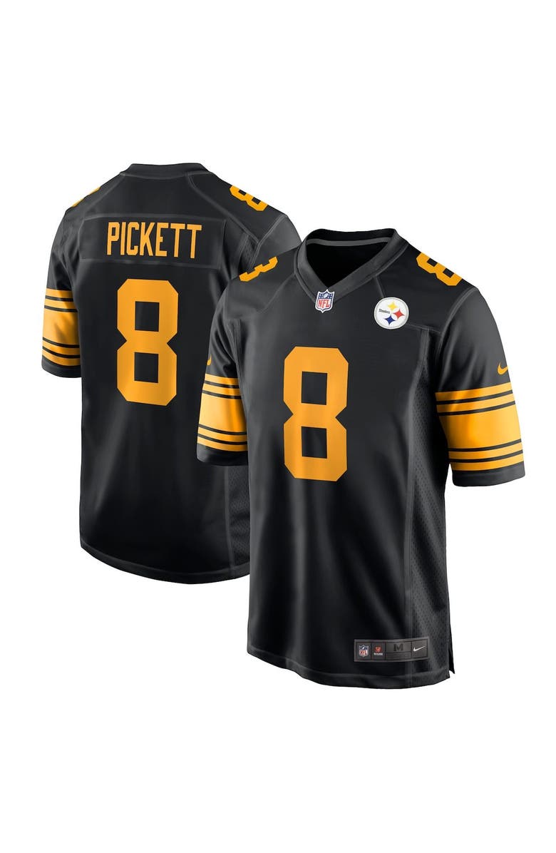 Nike Men's Nike Kenny Pickett Black Pittsburgh Steelers Alternate Game Jersey, Main, color,