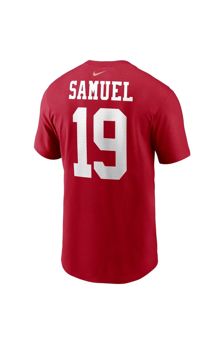 Nike Men's Nike Deebo Samuel Scarlet San Francisco 49ers Player Name & Number T-Shirt, Alternate, color,