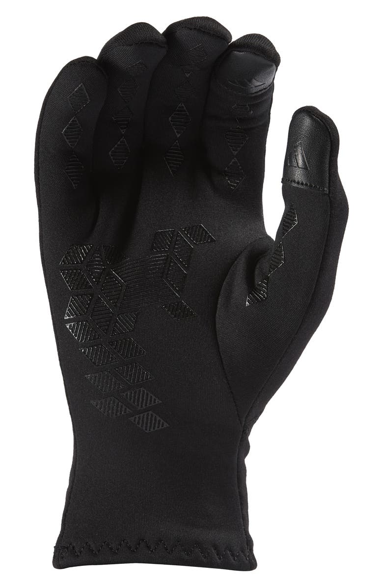 adidas AWP Kozy Touchscreen Friendly Gloves, Alternate, color, Black