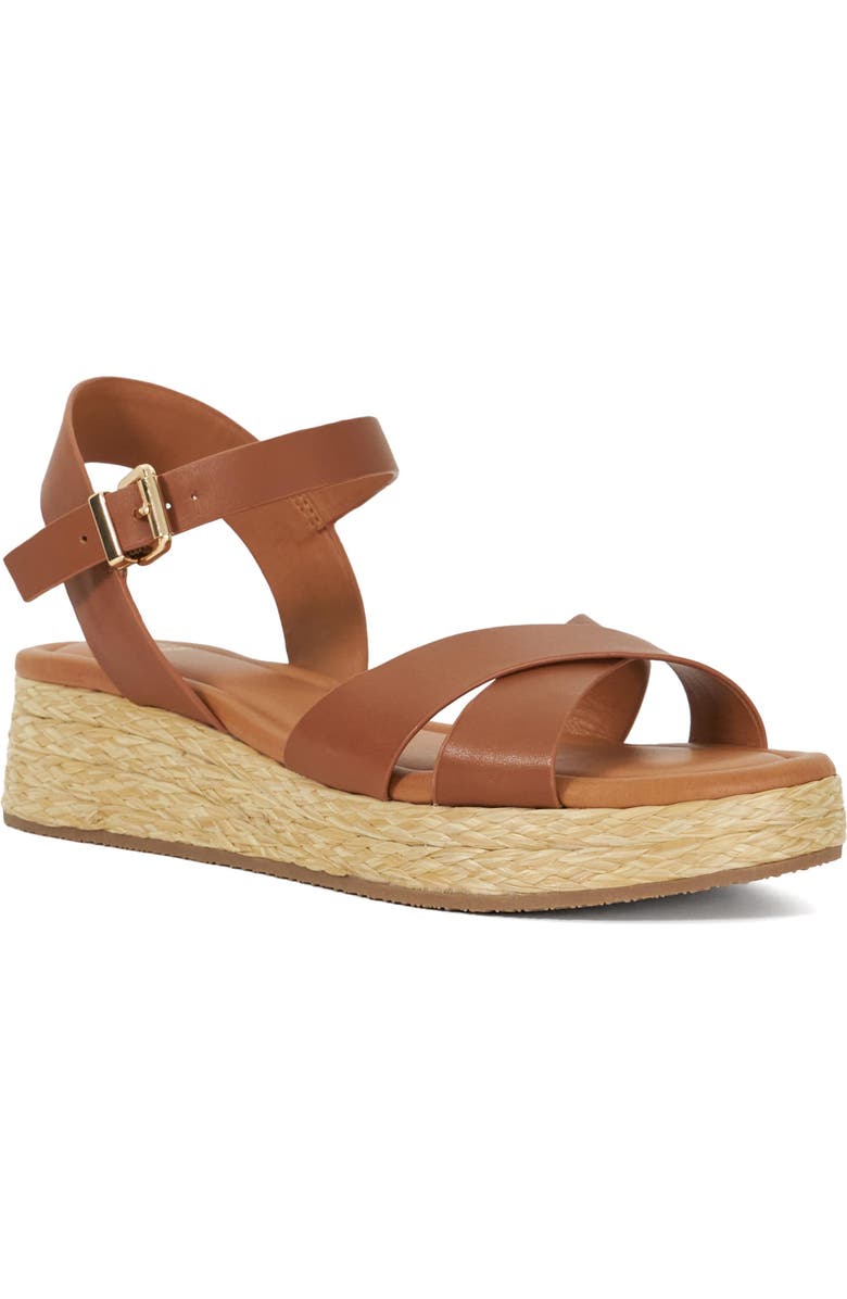 Dune London Littleton Platform Sandal, Main, color,