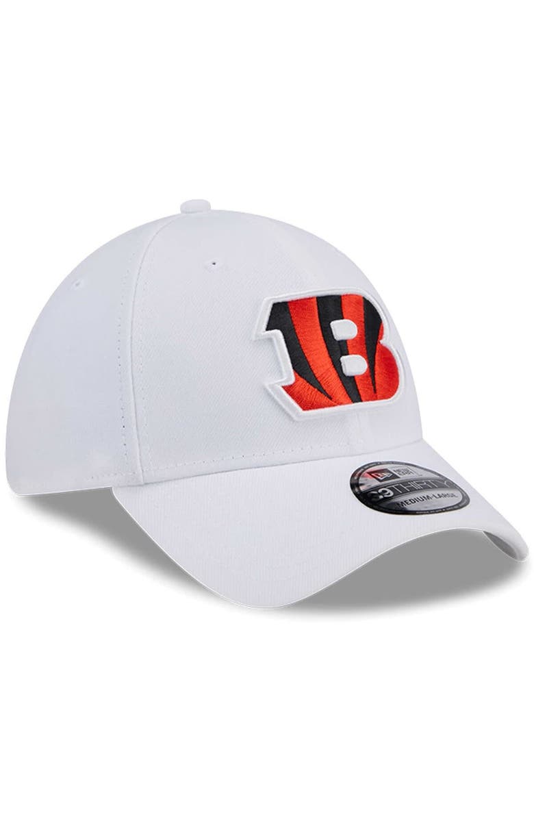 New Era Men's New Era White Cincinnati Bengals Main 39THIRTY Flex Hat, Alternate, color, White