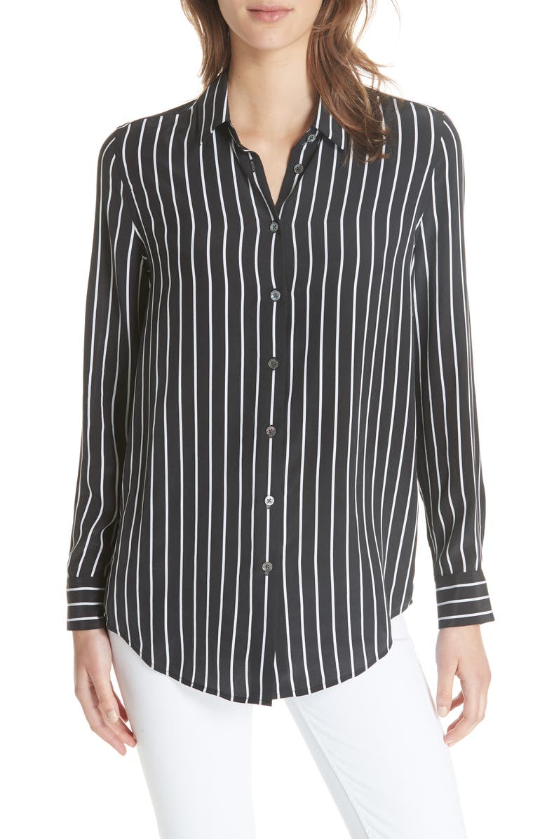 Equipment Essential Stripe Shirt, Main, color, 