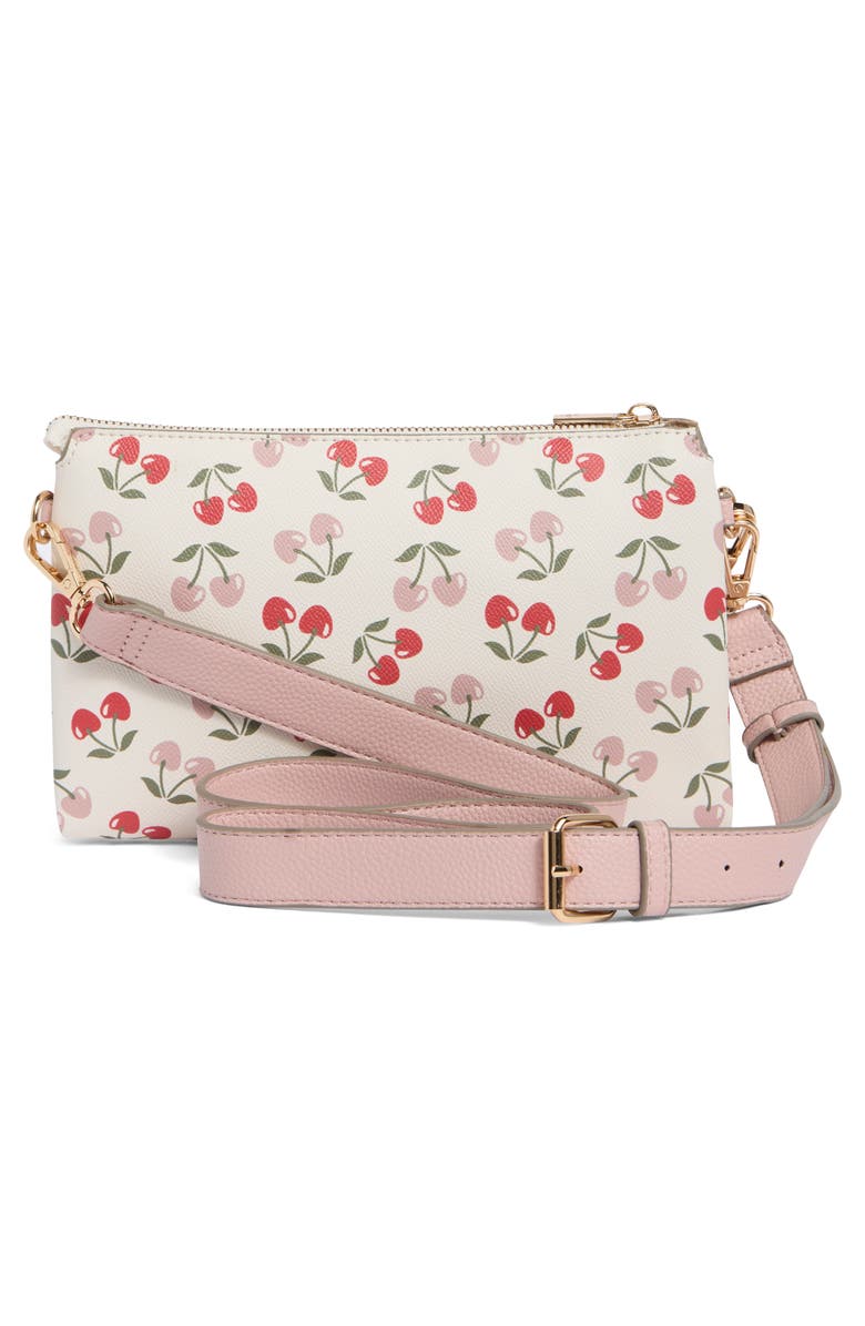 Nanette Lepore Noa Convertible Wallet, Alternate, color, Cherry Hearts Ballet Slippers