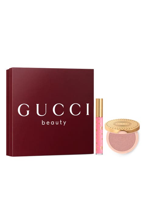Glow Highlighter Powder & Gloss à Lèvres Plumping Lip Gloss Set ($101 Value)
