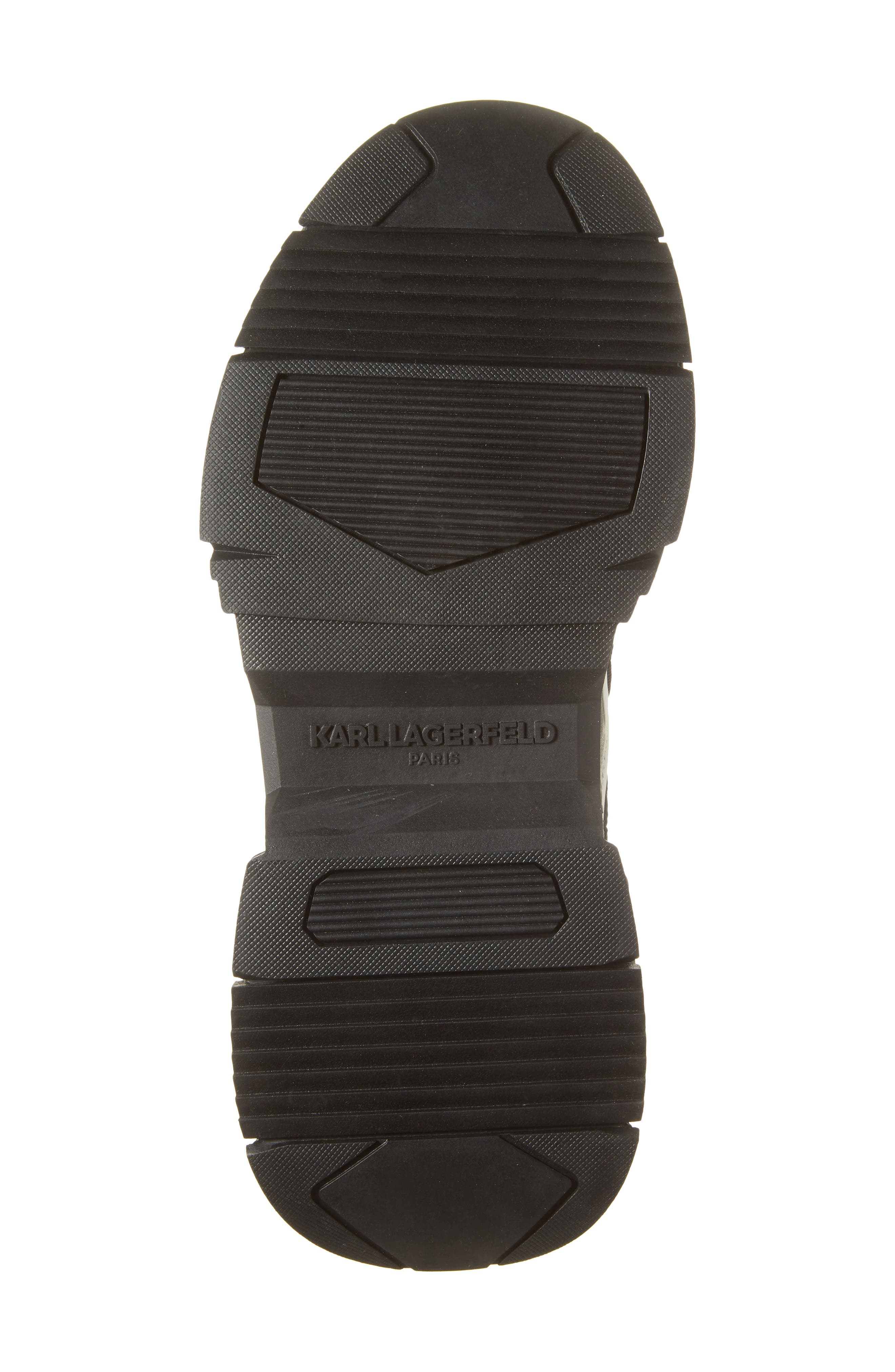KARL LAGERFELD PARIS Bungee Chunky Sneaker, Alternate, color, Black