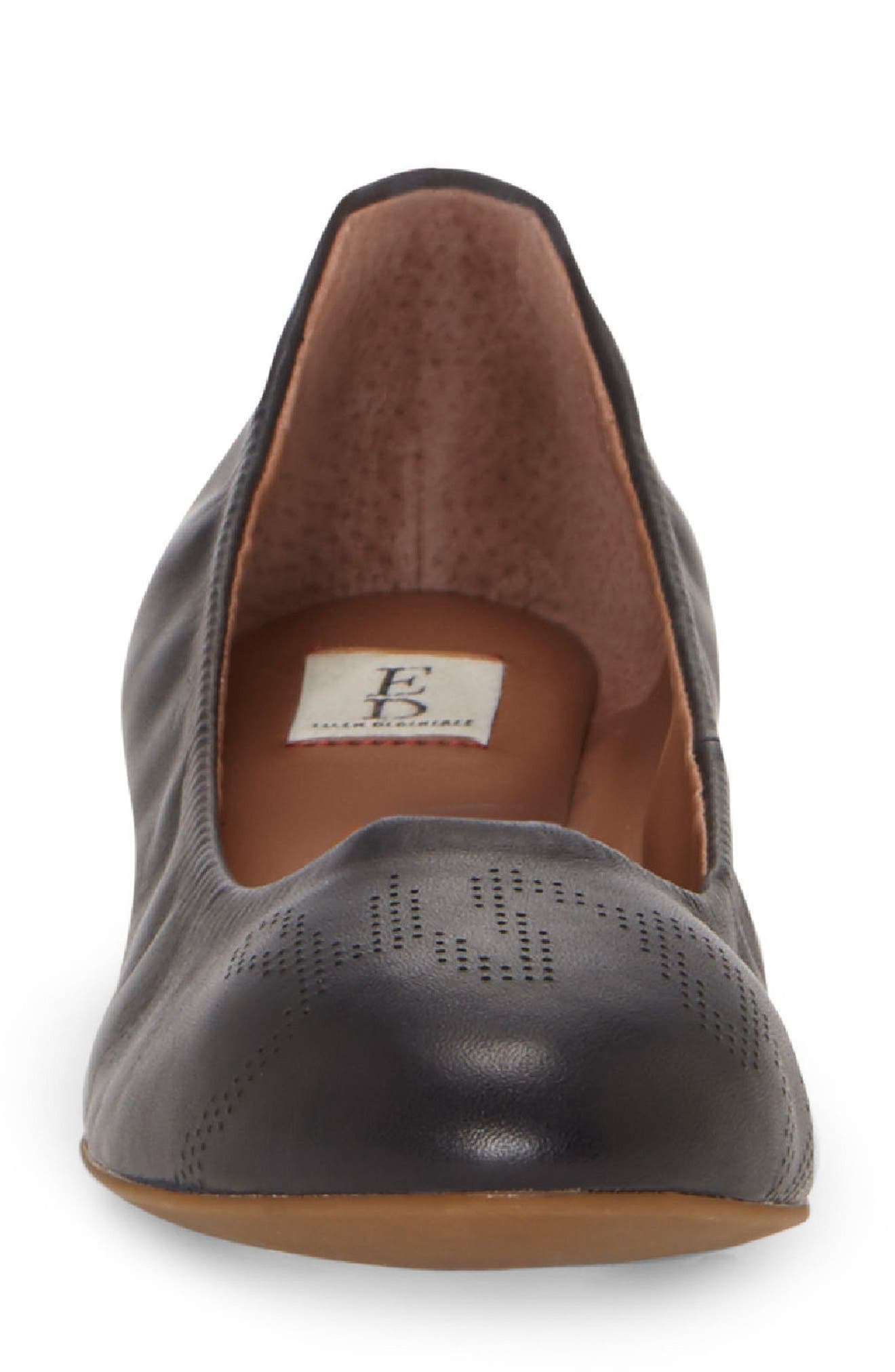 'Langston' Ballet Flat, Alternate, color, BLACK LEATHER