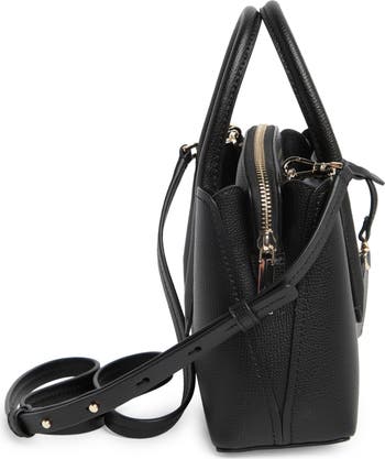 Sale NWT Kate Spade New York Mimi Leather Satchel Crossbody in Black