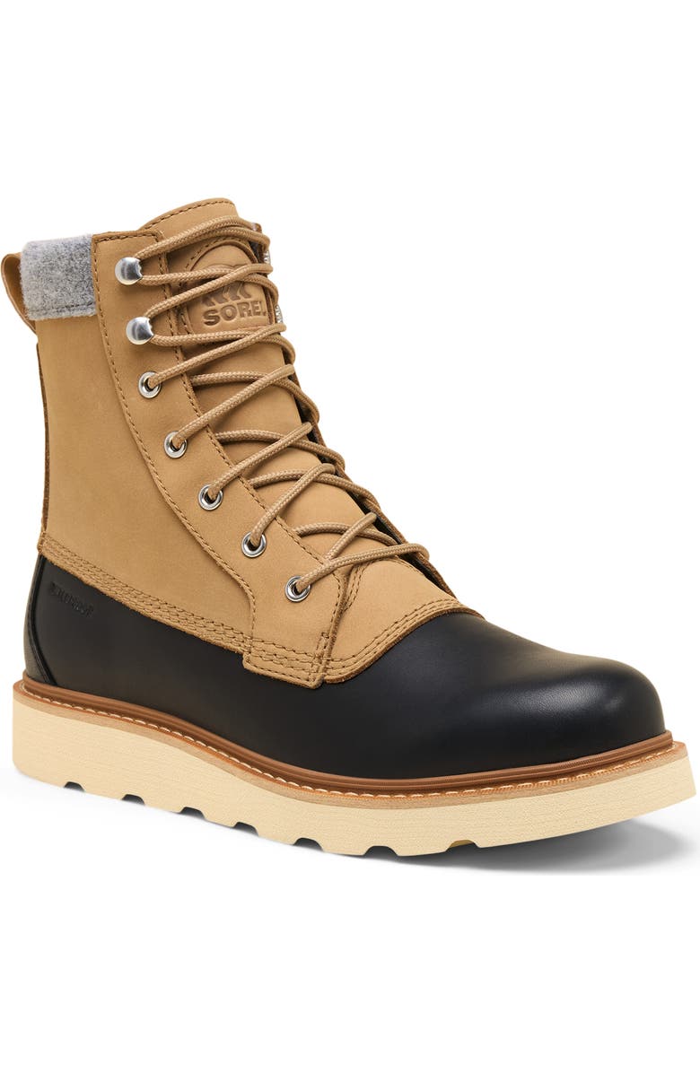 SOREL Slabtown '62<sup>™</sup> Waterproof Boot, Main, color, Caribou Buff/ Black