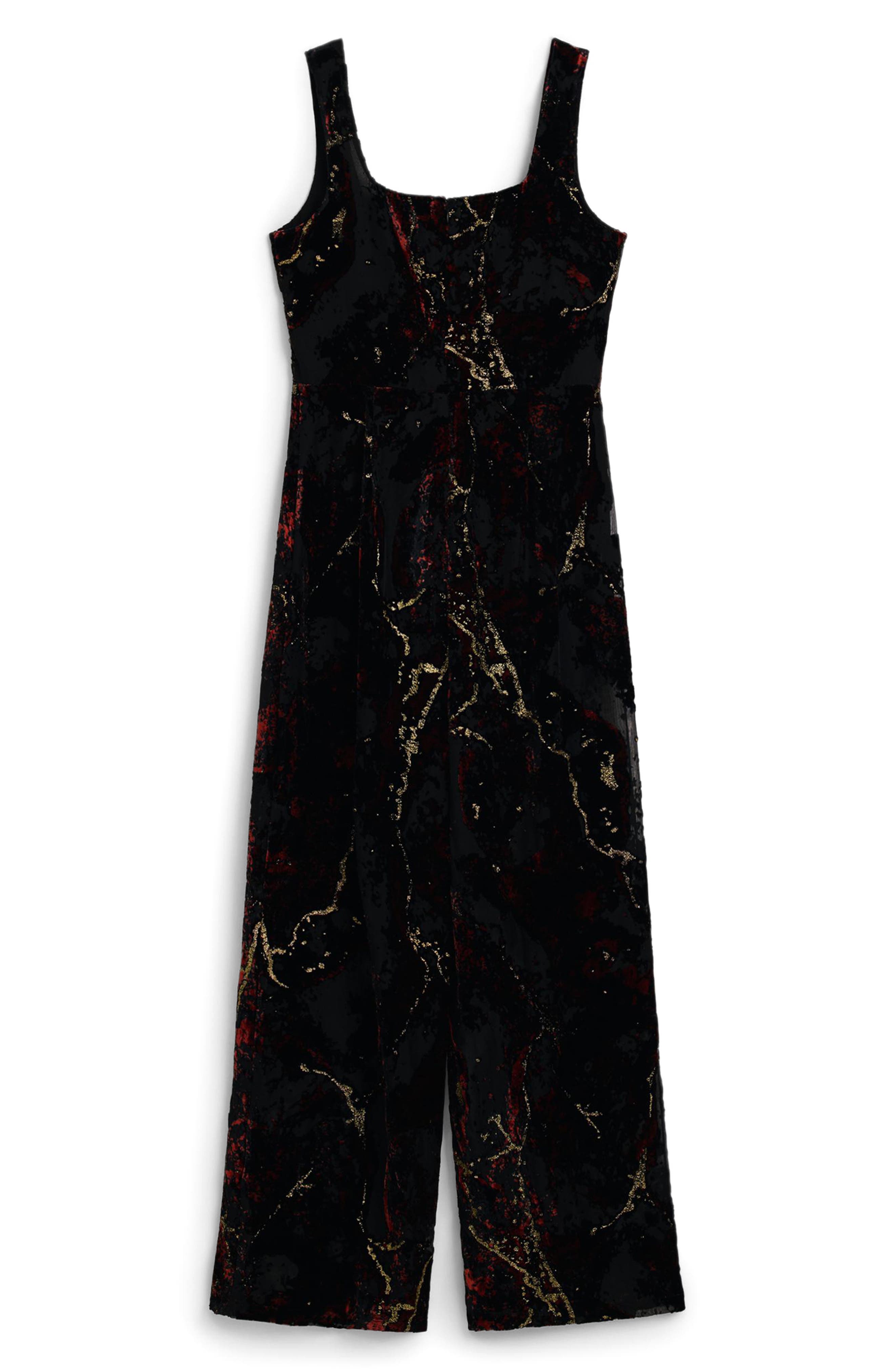 Marbleized Metallic Overalls - image 2