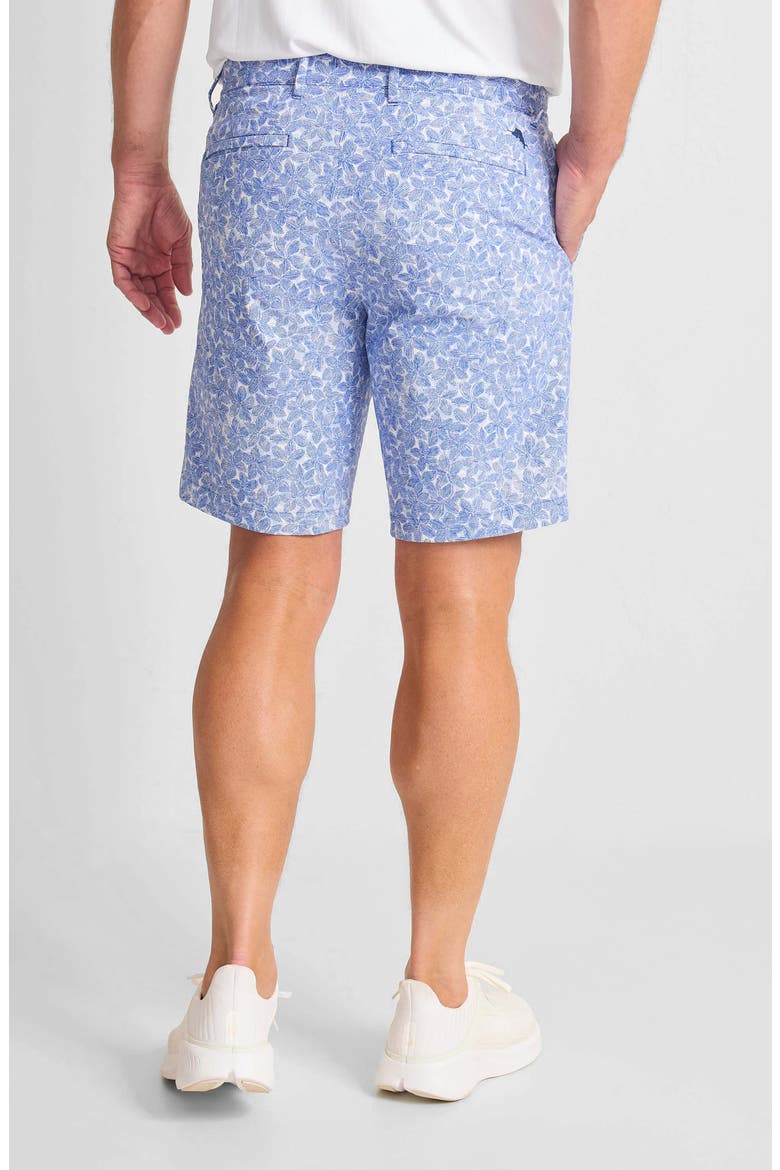 Chip Shot 9-Inch Sand Dollar Floral IslandZone® Shorts, Alternate, color, COBAL HAZE