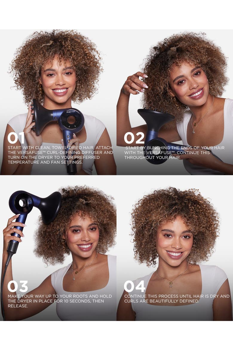 The Versasphere Pro Air 6-in-1 Multi-Styler, Alternate, color, Blue
