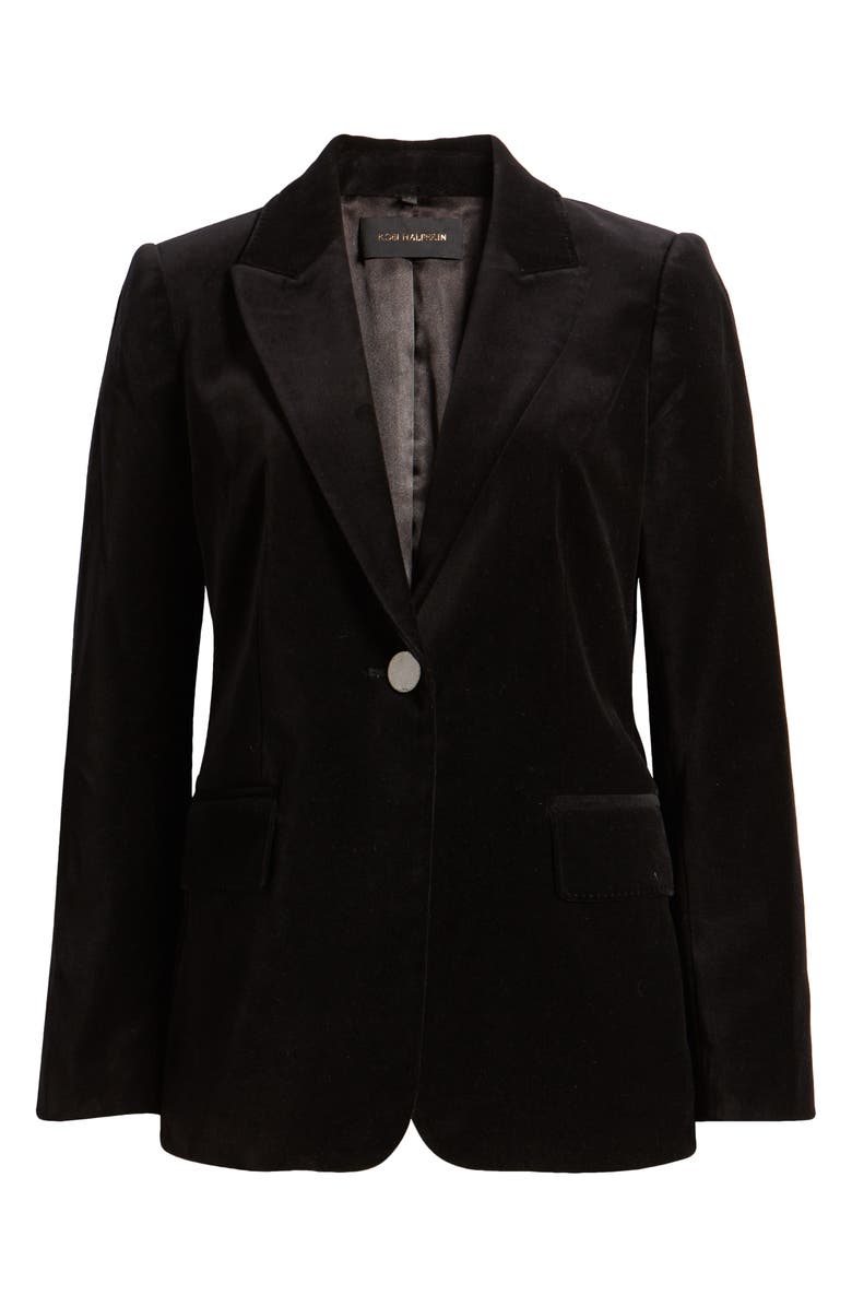 KOBI HALPERIN Ramsey Peak Lapel Velvet Blazer, Alternate, color, 