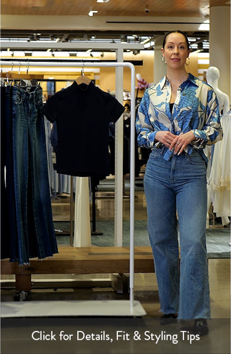 The Stockholm Mock Neck Rib Top, sales video thumbnail